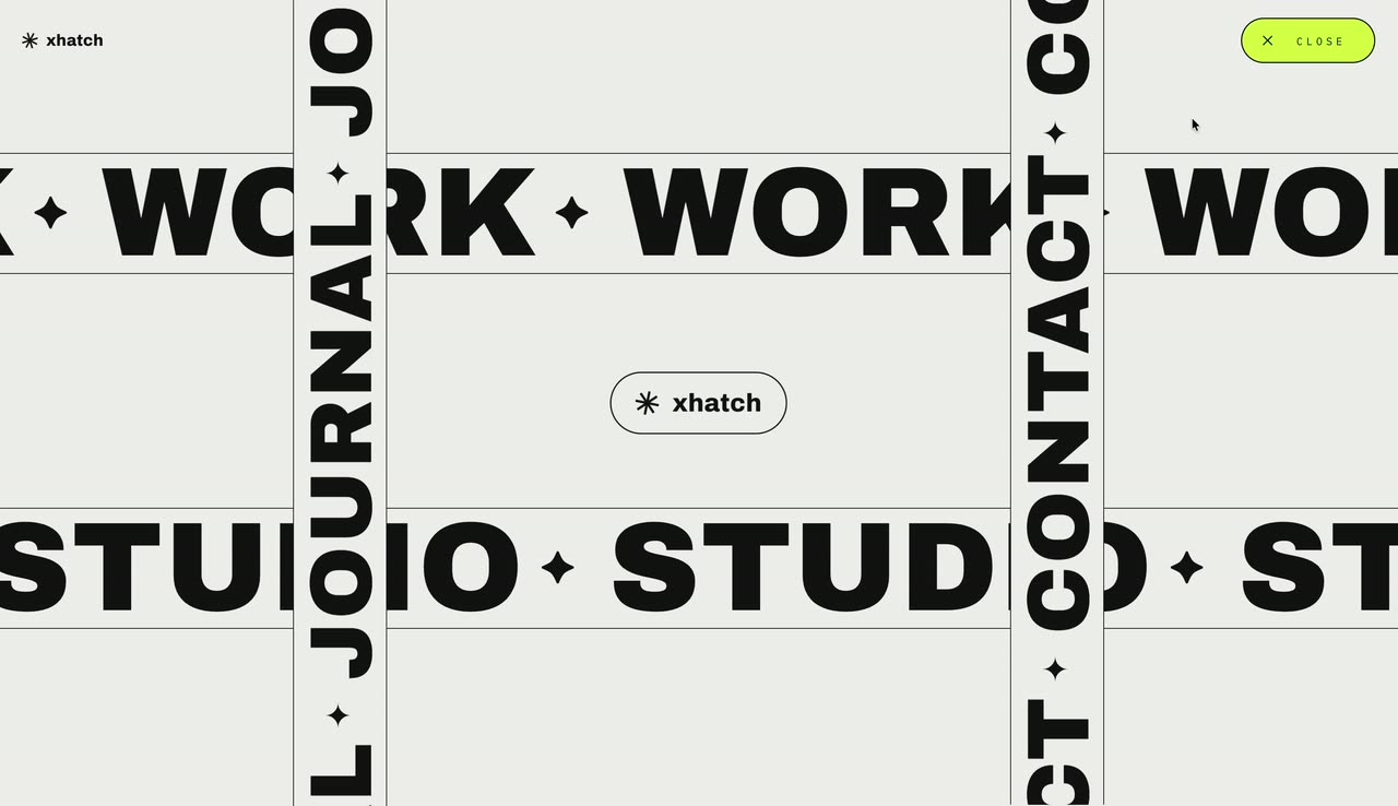 Repeating bold link words running in horizontal and vertical bands across a light page.